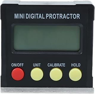 TEHAUX Digital Level Angle Gauge Angle Finder Angle Meter Digital Inclinometer Angle Meter Tool Digital Level Tool Magnetic Digital Angle Gauge Magnetic Mini Digital Protractor
