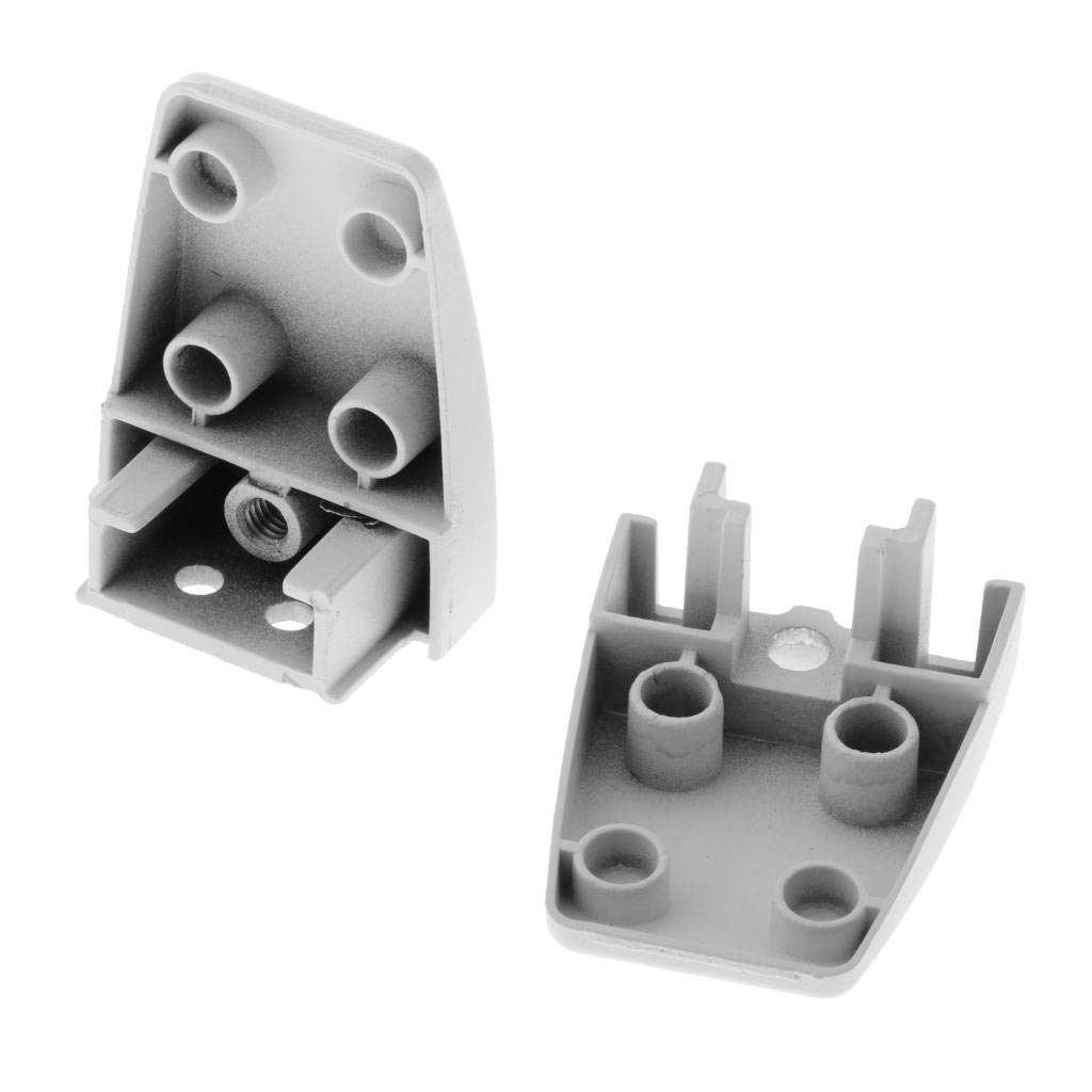 calandis® office partition bracket divider clamp holder clips matte white