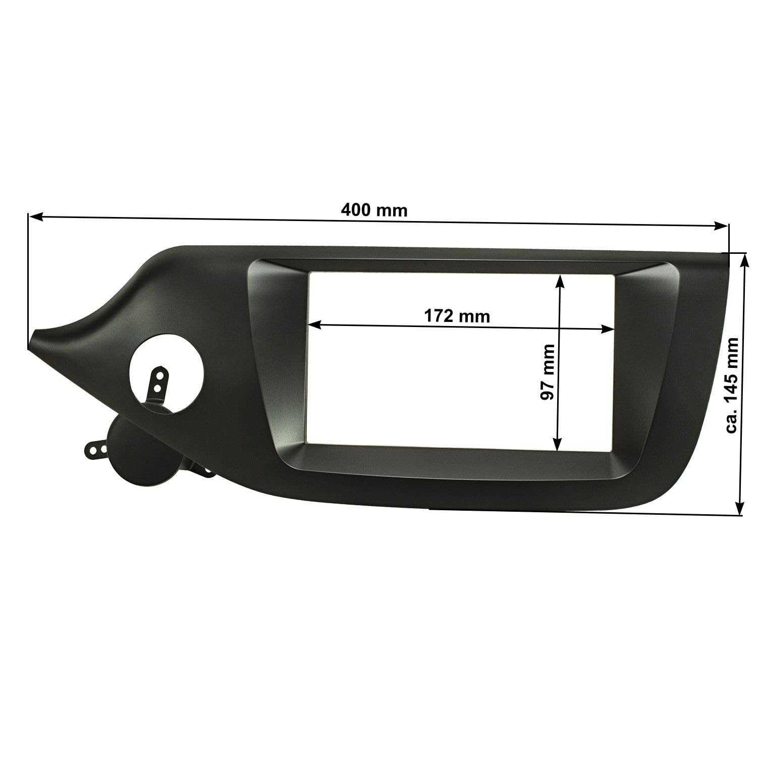 tomzz Audio 2425-026 Doppel DIN Radioblende kompatibel mit Kia Ceed Pro Ceed JD 2. Generation 2012-2018