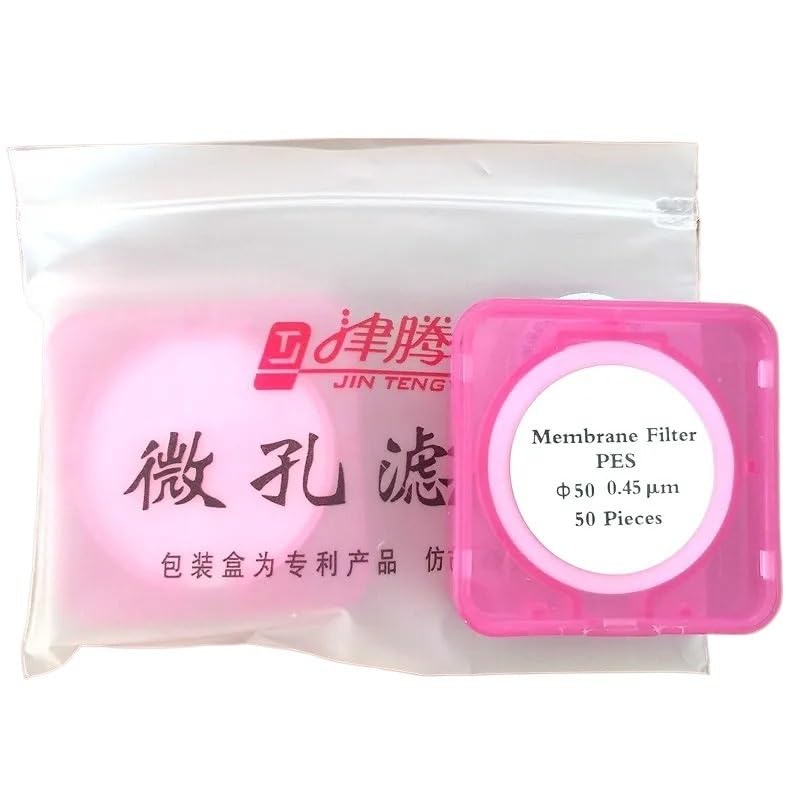 Microporous Membrane Filter PES Diameter 50 mm Micro Filter Membranes Nylon Pore Size 0.45um/0.22um 50 / PK(Nylon 50mm 0.22um)