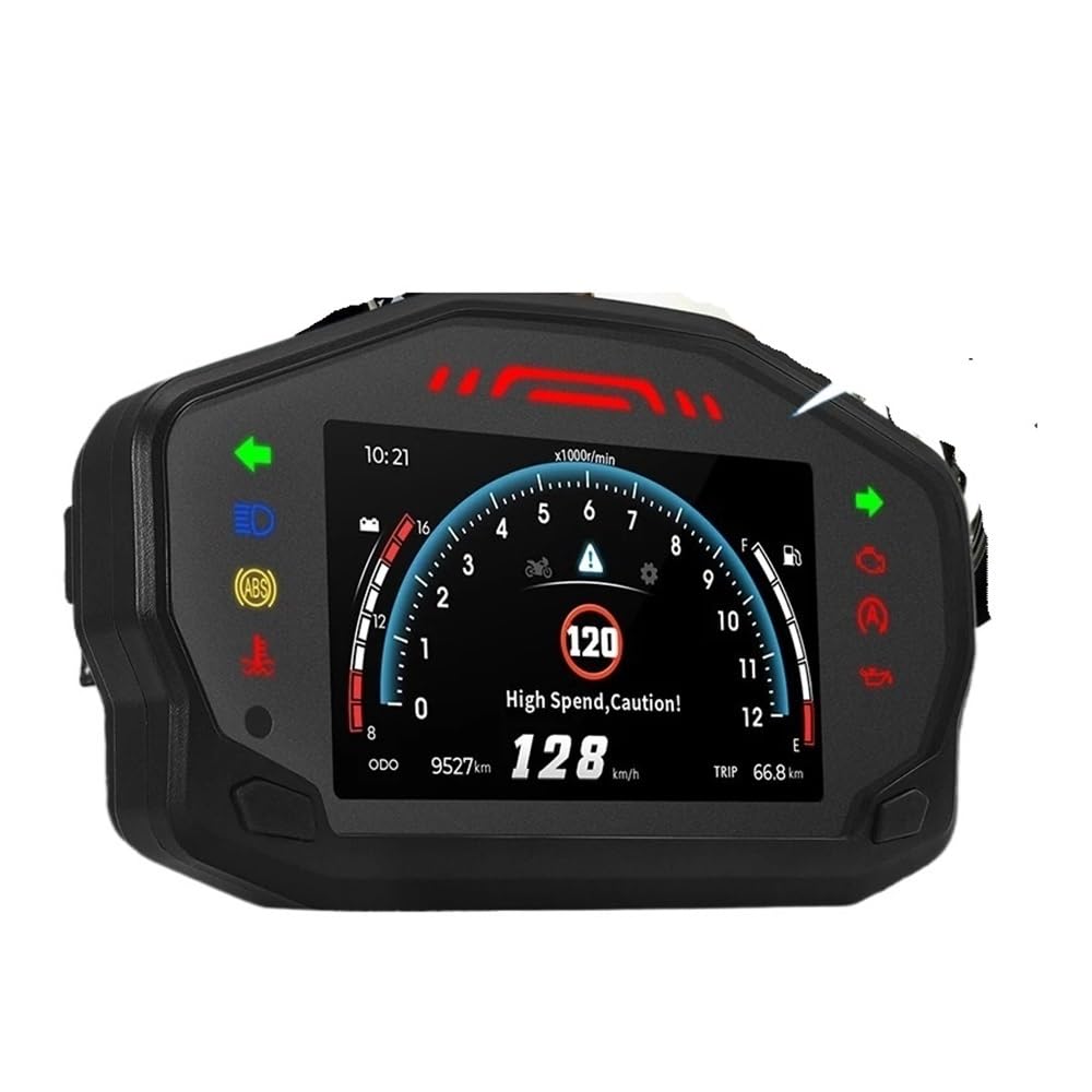 Moto Contachilometri Contachilometri Universale Per Moto Contachilometri Digitale Pannello Strumenti Motore Con Cruscotto Livello Olio Chilometraggio Per 2/4 Cilindri