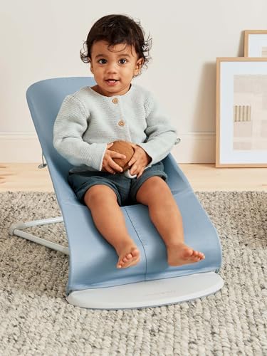 BabybjöRn Sdraietta Bliss, Tessuto, Trapunto A Petalo, Blu - 5