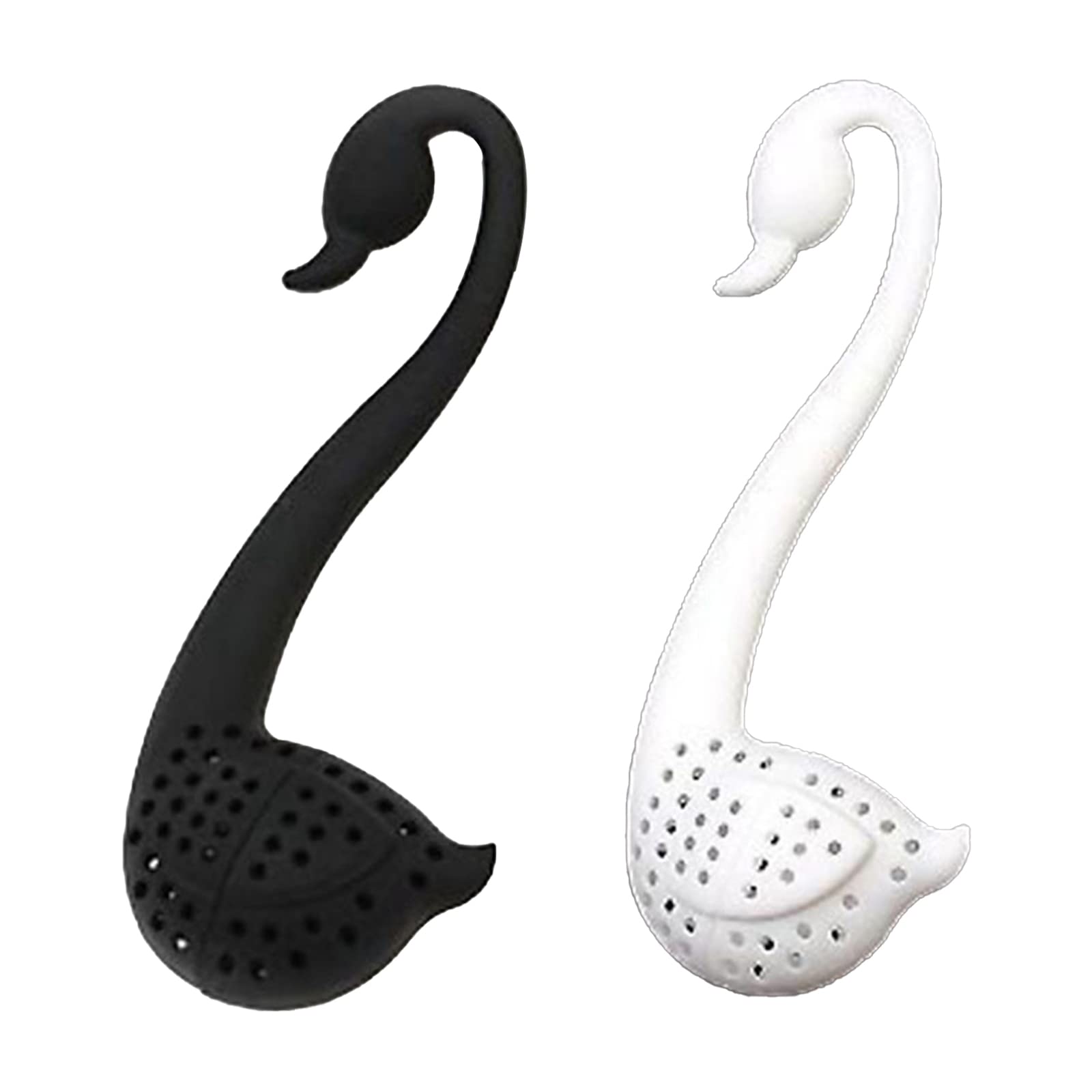 yizhichun2 Pcs Swan Shaped Tea Infuser Filter Animal Tea Strainer Tea Bag Infuser Ball for Teapots Cups Mugs