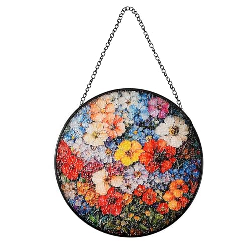 Décoration de fenêtre attrape-soleil coloré pour maison et jardin