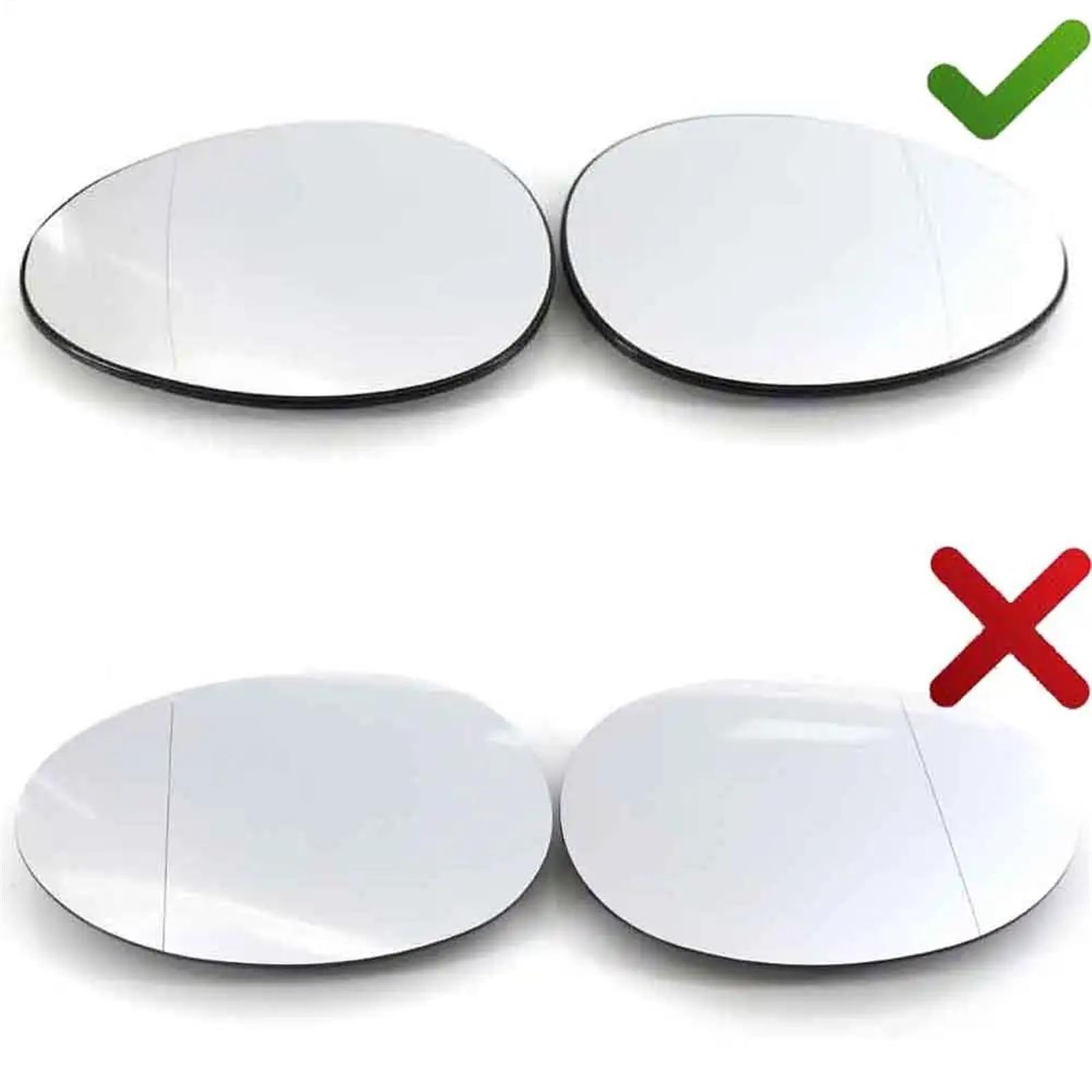 Rückspiegelglas Links Rechts Erhitzt Flügel Hinten Spiegel Glas 
