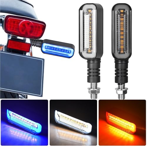 Intermitentes universales para motocicleta con luces traseras de parada 12V 3