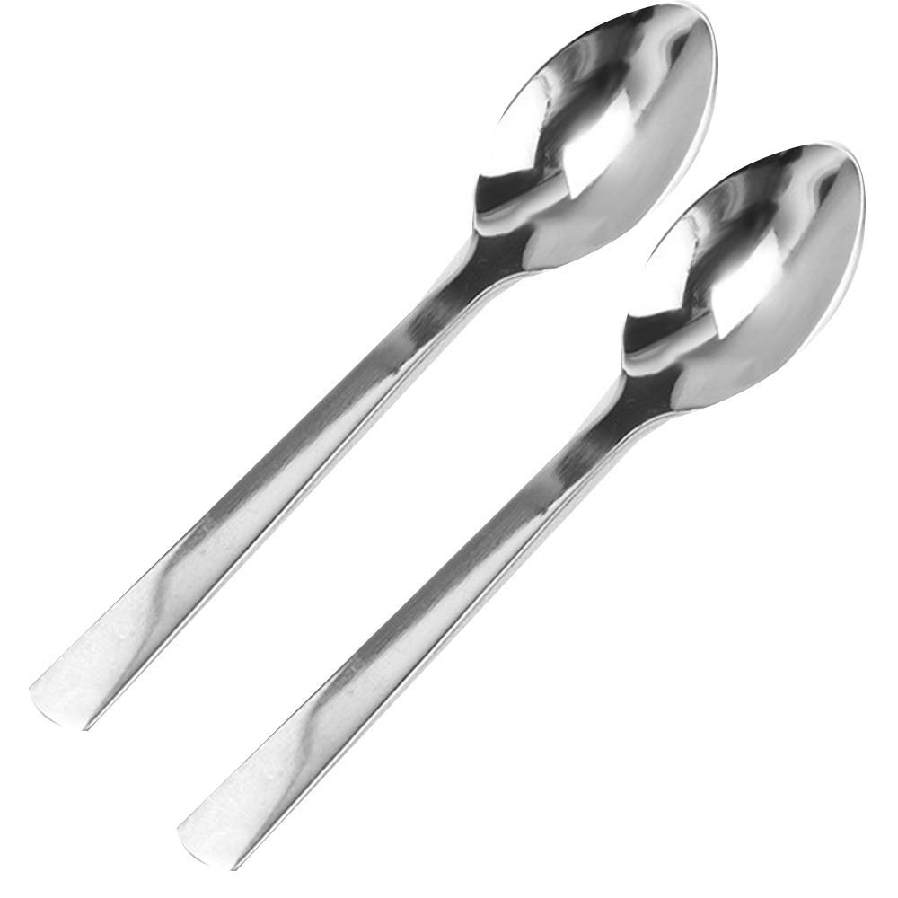 XINGYU Sucrier avec Couvercle et cuillère, 2 bocaux à épices en Acier Inoxydable Set Pots à Condiments, Argent