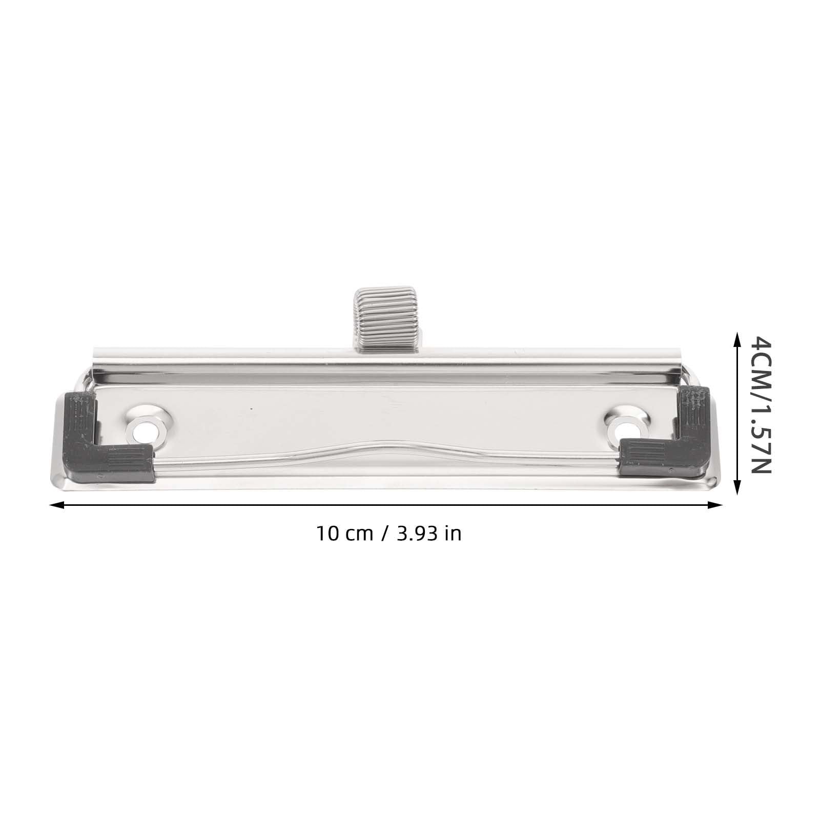 Clip per Lavagna in Metallo Argento 5 Pezzi, Resistente e Durevole, per Ufficio e Scuola, Accessori da Scrivania Funzionali e Pratici
