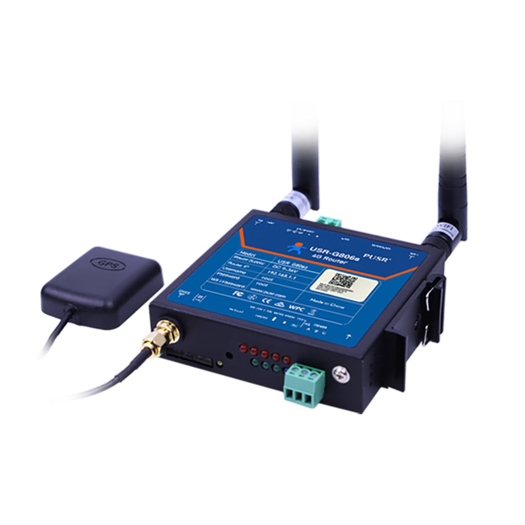 USR-G806s-G Industriale 4G LTE, Wi-Fi, RS485, GPS e VPN Router con GNSS