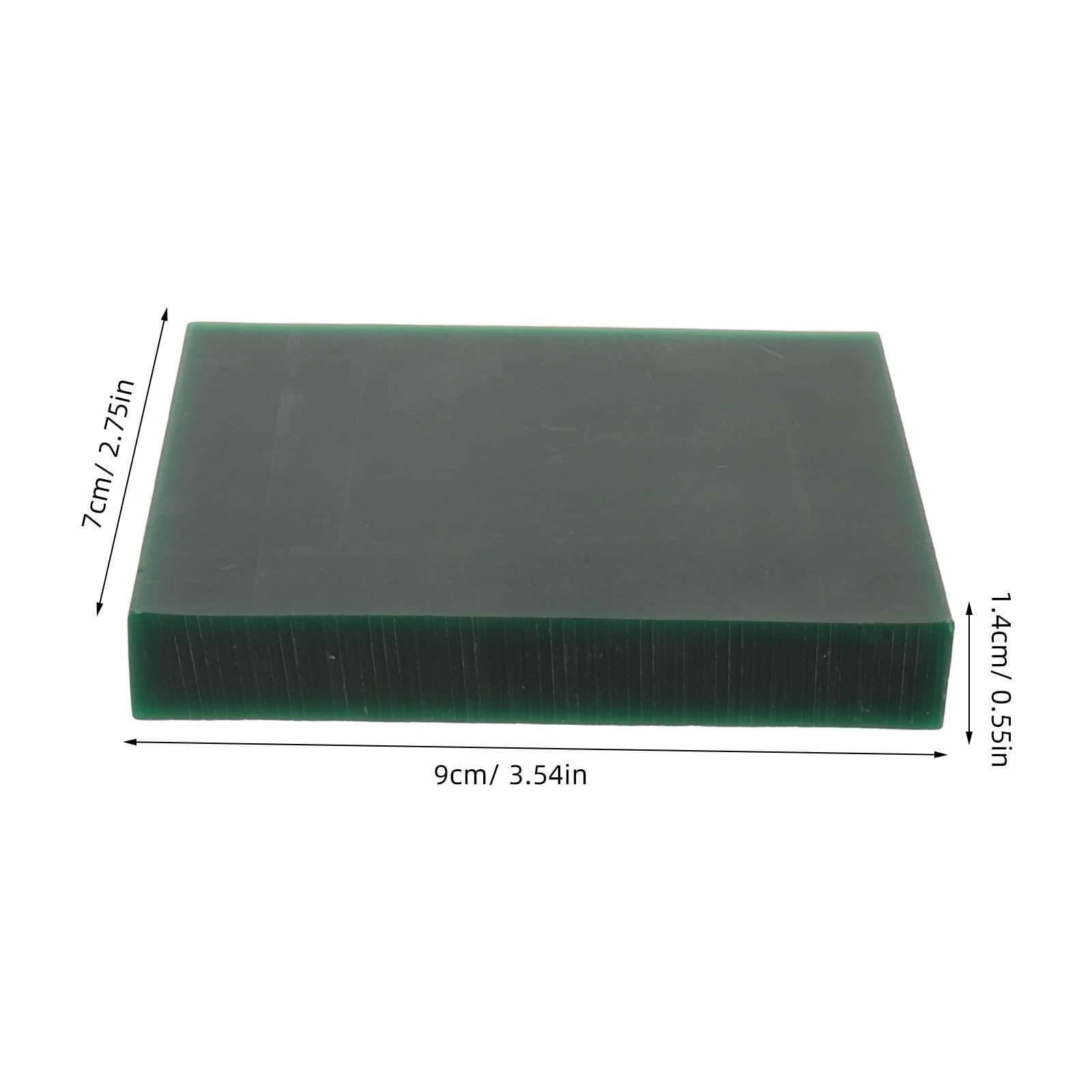 YARNOW Bloque de Cera Verde para Tallado de Joyas y Fundición, 14 Mm