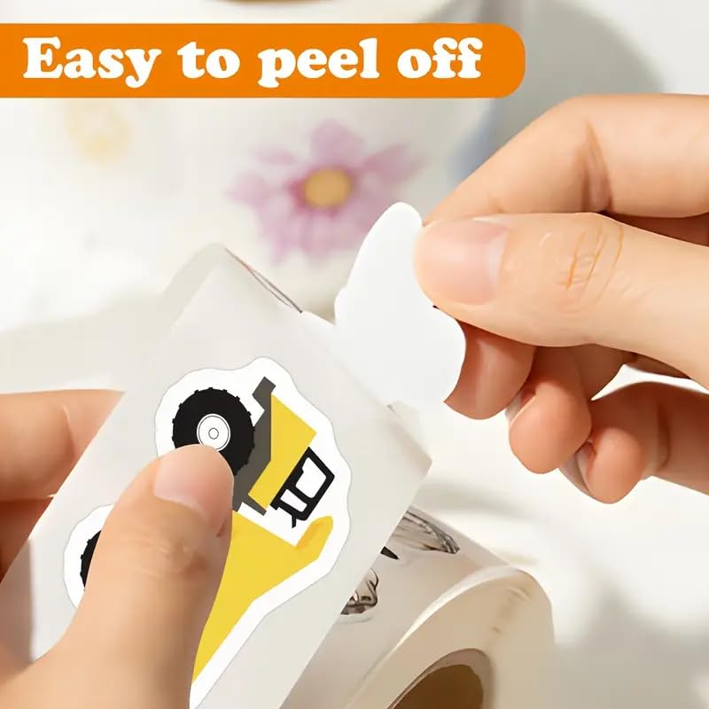 Rollo Pegatinas Oficio Grúas para niños, Profession stickers, 1 Unidad - imagen 2