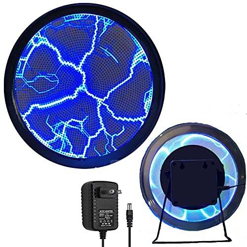 LUCKYFISH Plasma Plate 6 Inch Plasma Disk Sensor Lighting Plate with Music,Voice and Touch Response, Suitable for Home Disco Party Decoration,Fancy Club Decor and Science Education Gifts (Blue)