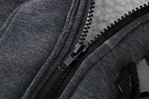 Annystore Womens Winter Wool Blended Hooded Jacket Duffle Toggle Pea Coat Outerwear With Pockets Deep Grey Xl #TOP4