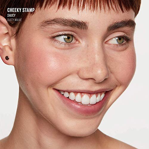 Kaja Blush - Cheeky Stamp | Gift, 7 Shades, Buildable & Blendable Shade With Heart-Shaped Applicator, Rosy Finish, 02 Saucy, 0.17 Oz #TOP3