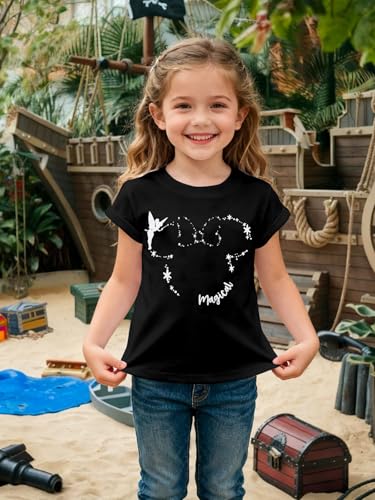 Image of Magical Shirts for Girls Animal Kingdom Shirt Kid Magic Princess T Shirt Castle Graphic Tees Summer Short Sleeve Tops
