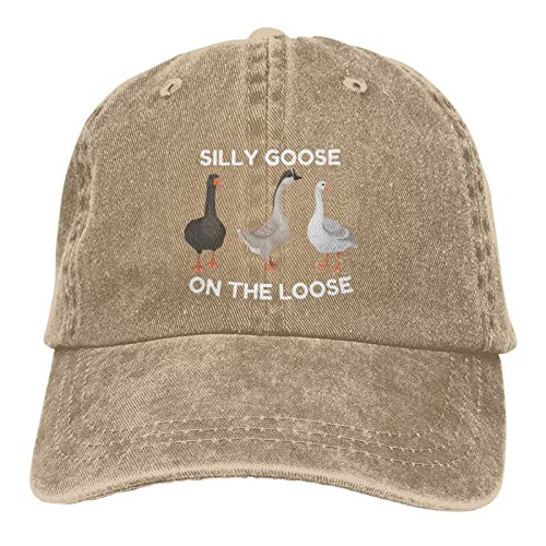Image of Funny Silly Goose Hat Silly Goosee On The Loose Hat for Women Dad Hats Funny Hats