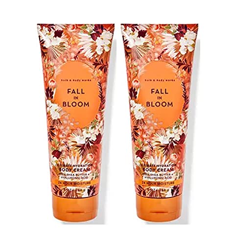 Bath & Body Works Fall In Bloom Ultimate Hydration Body Cream For Women 8 Fl Oz 2- Pack (Fall In Bloom)