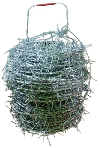 CHOKIDAR 5KG Barbed Wire for Fencing Wire 2.00 MM Thickness 14 Gauge Wire with Handle Approx Length 54 Meters (175 FEET Length) 10 YEARS WARRENTY (B0CVS5YG43) Amazon Price History, Amazon Price Tracker