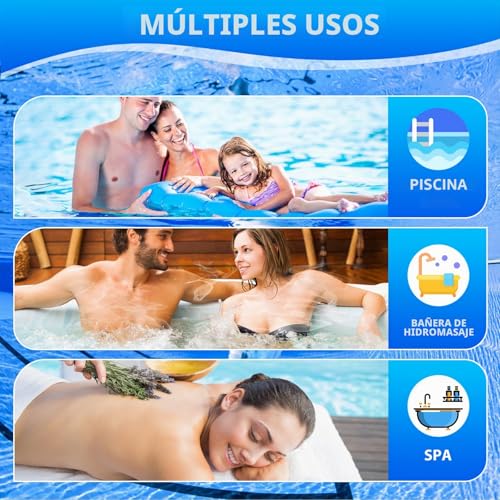 Miniatura 5 de Accevo Hot Tub Test Strips,3 En 1 Kit De Prueba De Agua De Piscina Para Cloro Bromo, Ph, Alcalinidad Total Tiras De Prueba Fáciles Y Precisas Para Piscinas Y Spas 150 Tiras