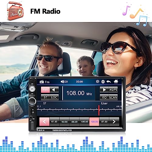 Radio para auto AMprime con pantalla táctil 7 pulgadas Bluetooth miniatura 4
