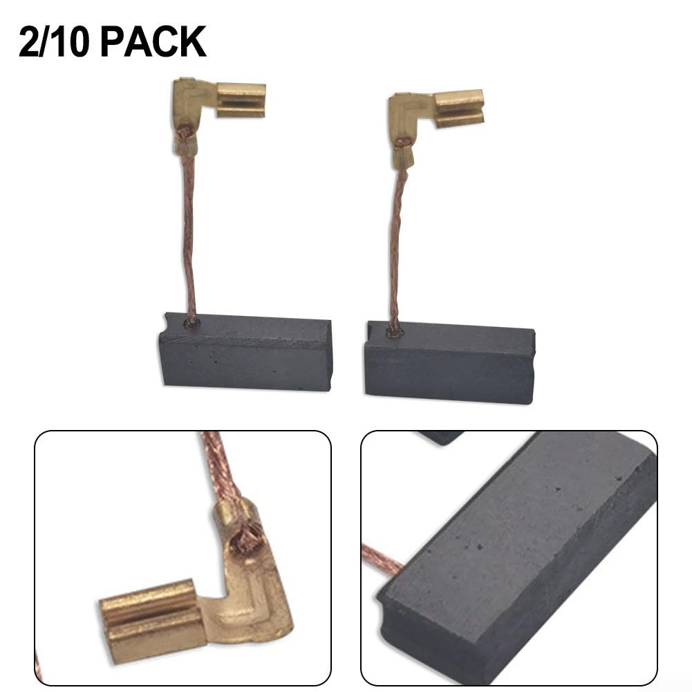 Lot de 2 balais de charbon de rechange pour perceuse Bosch GBH2-22 GBH2-23 GBH2-24 GBH2-26