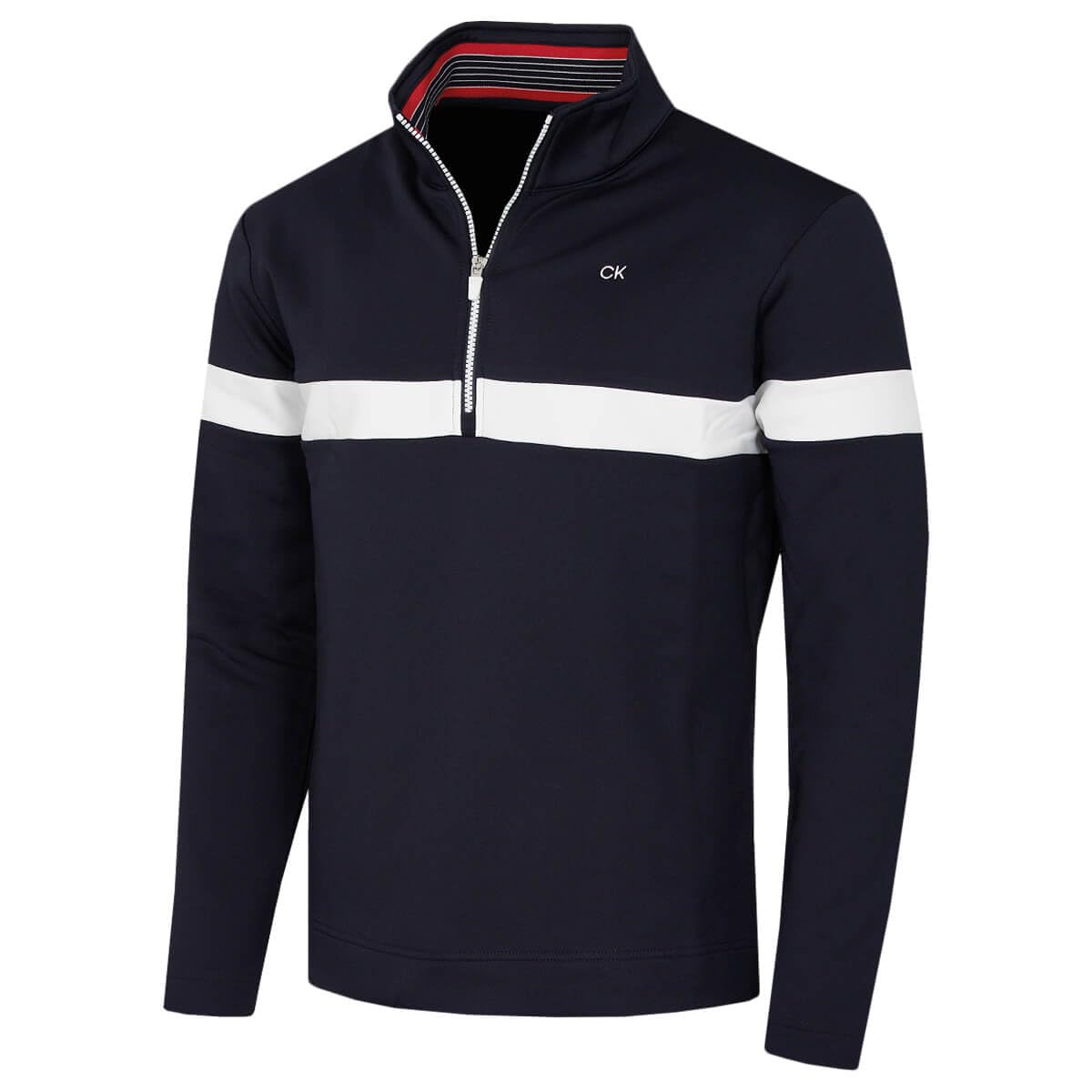 Calvin Klein Mens Scale CK Insul-Lite Sweater - Navy - XXXL