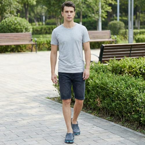 Image of KOBURG Lite Men's Super Stylish Clogs | Casual Walking Clogs | Sandals with Adjustable Back Strap for Men | Comfortable & Light Weight | Stylish & Anti-Skid | Waterproof | Gents /Boys KF-414