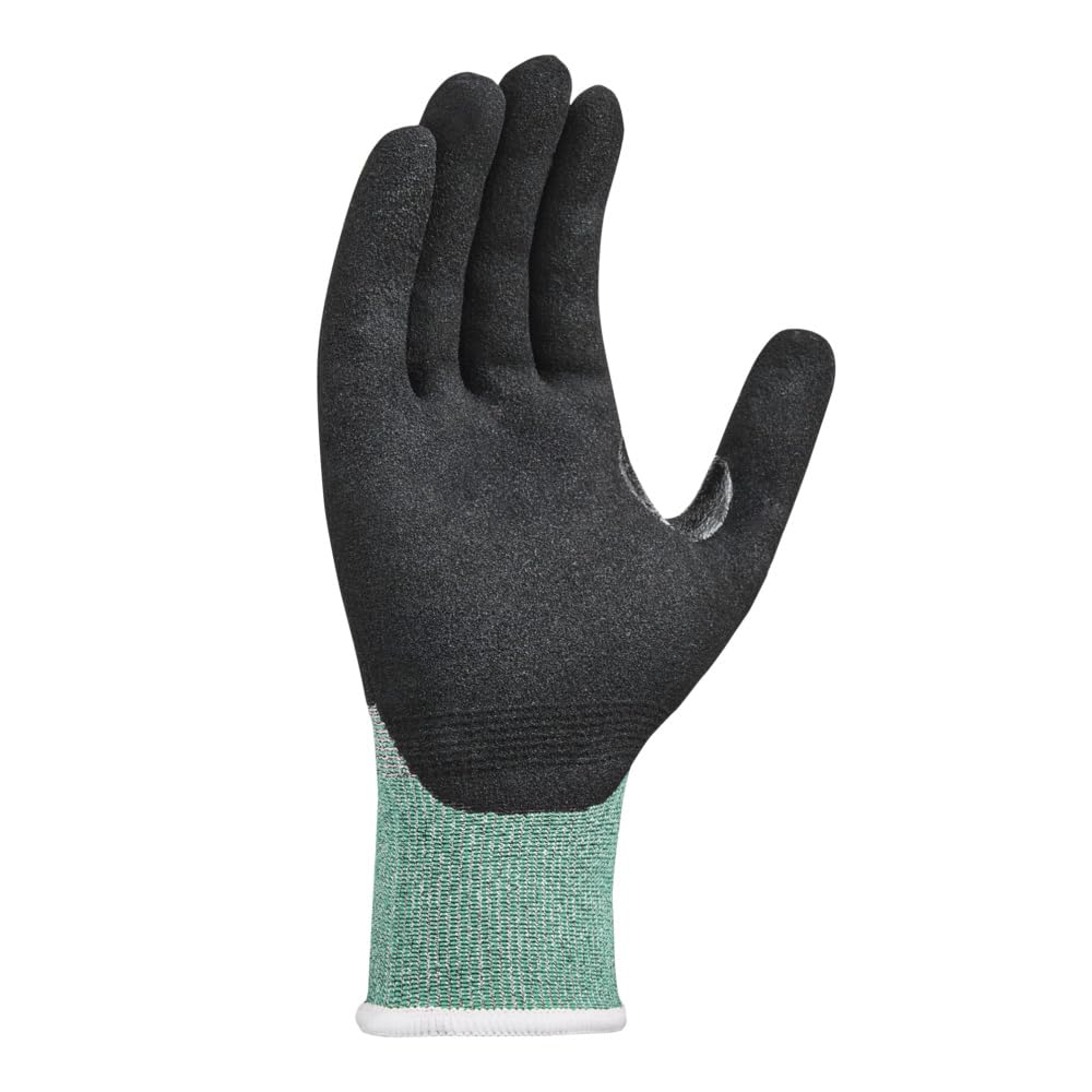 texxor 144 Stück Schnittschutz-Strickhandschuhe 2600, CUT B, grau-schwarz, 12/XXXL, Karton, Schnittschutzhandschuhe, Arbeitshandschuhe, Küchenhandschuhe