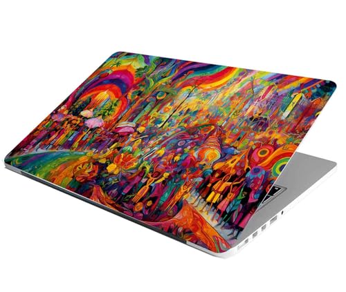 Image of Laptop Skin Stickers HD Quality Sticker for Laptops Upto 15.6 inch (Dustproof|Waterproof|Scratchproof|Reusable) - BE Village