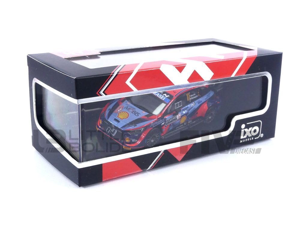 Compatible con Hyundai i20 N Rally1 WRC Nº11 Neuville/Wydaeghe Rally Monte Carlo 1:43 IXO Models RAM835