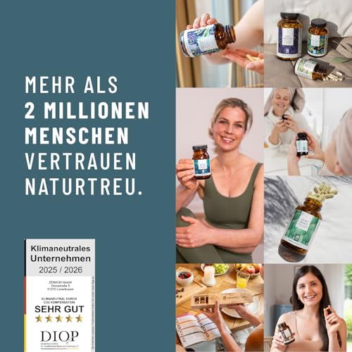 Brennnessel Kapseln Komplex mit Rosskastanienextrakt und roter Weinlaub Vegan und ohne chemische starke Entwässerungstabletten 90 Wassertabletten von NATURTREU