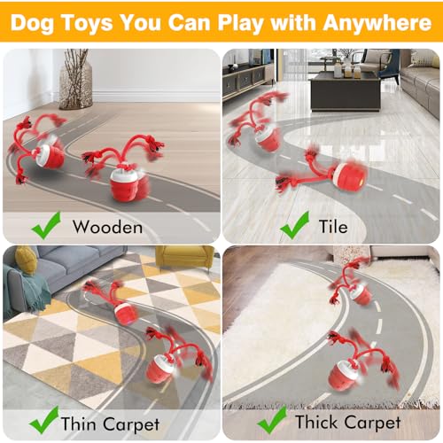 Interactive-Dog-Toys-for-Boredom-Rechargeable-Electric-Dog-Balls-Dog-Toys-to-Keep-Them-Busy-Automatic-Moving-Dog-Products-Interactive-Puppy-Dog-Toys-Ball-Crimson
