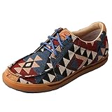 Twisted X Women's Hooey Loper, Graphic Pattern Canvas, 11(M)