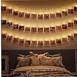Facile da usare. Culer 10 LED delle luci leggiadramente della batteria alimentata Pittura Foto tessera di partito foto appesa clip Foto Lampada da parete della decorazione di natale