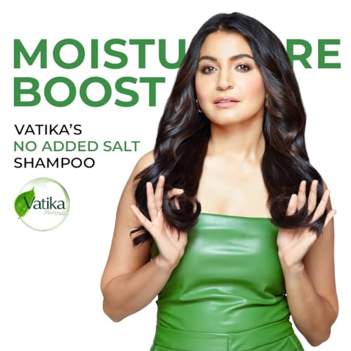Image of Dabur Vatika Bio-Infusions Moisture Boost Shampoo | Spanish Olive & Aloe Vera | 2% Plant Hyaluron + Hyaluronic Acid | 72 Hrs Hydration Boost | Deep Moisture & Natural Shine | No Added Salt | For Dry & Dehydrated Hair
