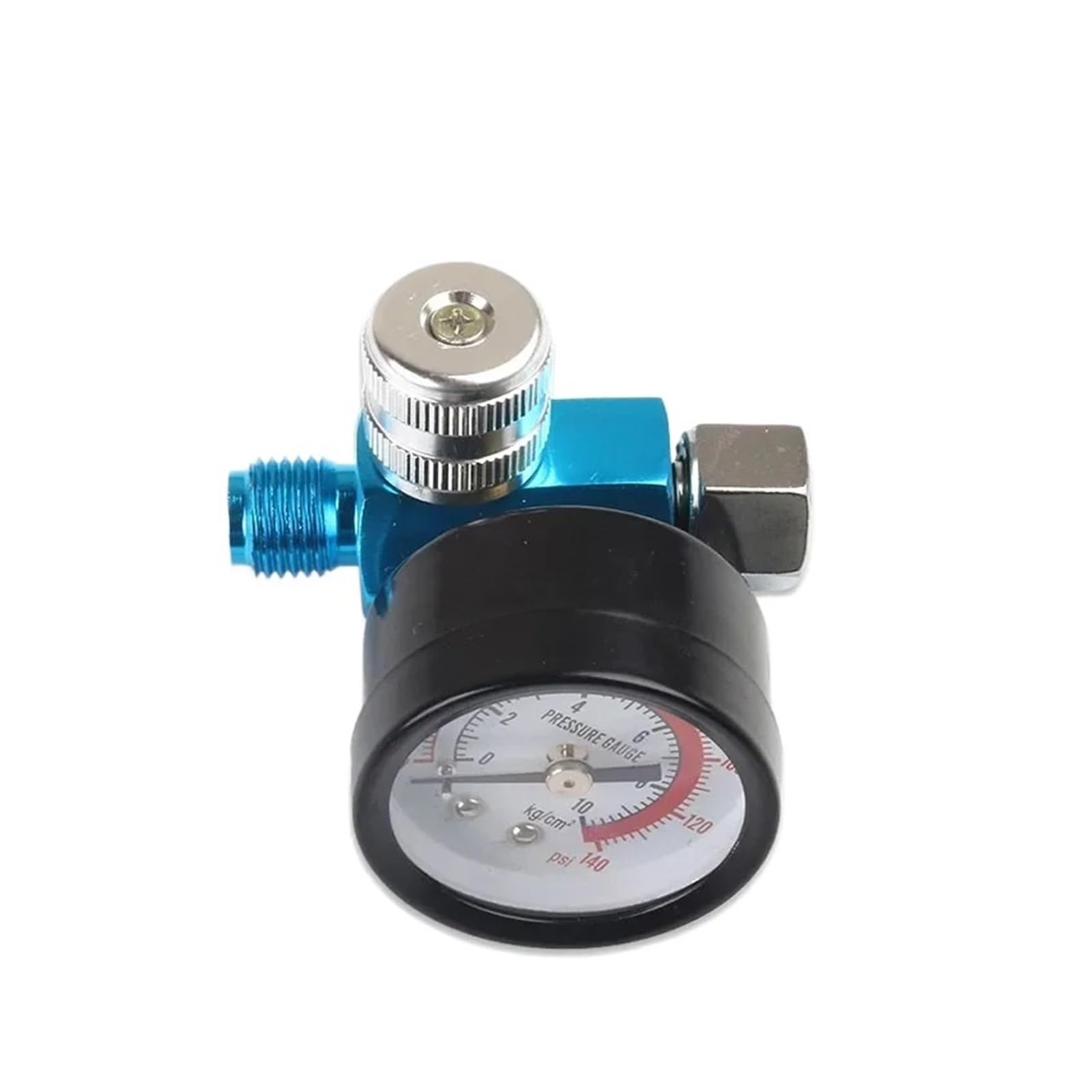 Pistola pulverizadora de compresor Europeo de 1/5 Pieza, Piezas de presión, Separador de Agua y Aceite de 1/4 de Pulgada, Filtro de Aire, Trampa de Humedad(1 Pcs,Regulator)