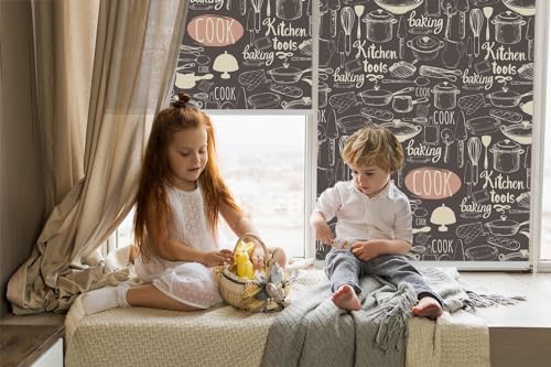 Store enrouleur perméable sans perçage 140x240cm Tulup pour intérieur tamisé