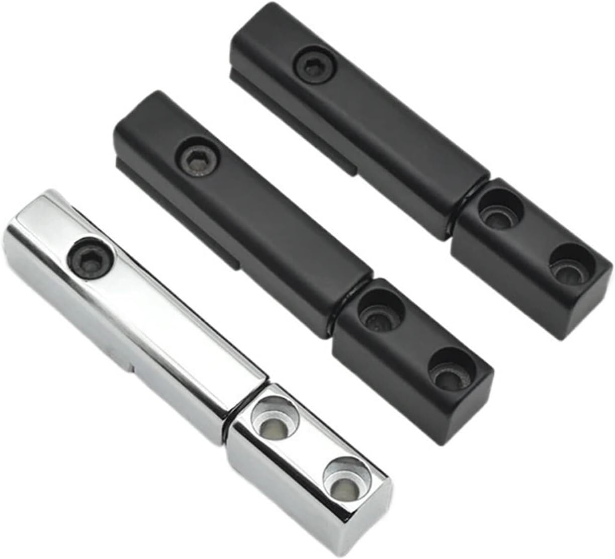 Kyuepong White Electrical Cabinet Door Hinge, Zinc Alloy Black/ Adjustable Split Hinge For Electrical Cabinet Doors 1Pcs(White)