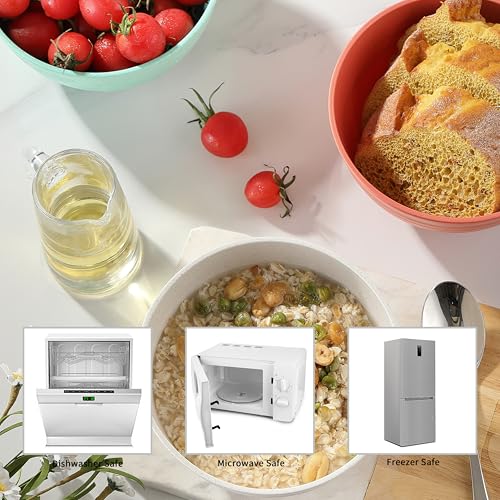 image for Ohola KITCHEN SUPPLIES 8PCS Cereal Bowl, Ohola Unbreakable Wheat Straw