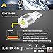 Alla Lighting 4x 168 194 LED Bulbs Extremely Super Bright T10 W5W 2825 175 158 Red Replacement 12V 1616 SMD Cars Trucks Interior Map Dome Door Lights