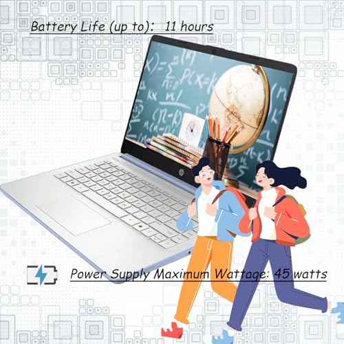 Image of HP Business and Student Laptop - Intel Processor N150 - Windows11 Pro & Microsoft 365 - Anti-Glare HD Display - Copilot AI - Fast Charge - 16GB Memory - 128GB UFS - Sky Blue