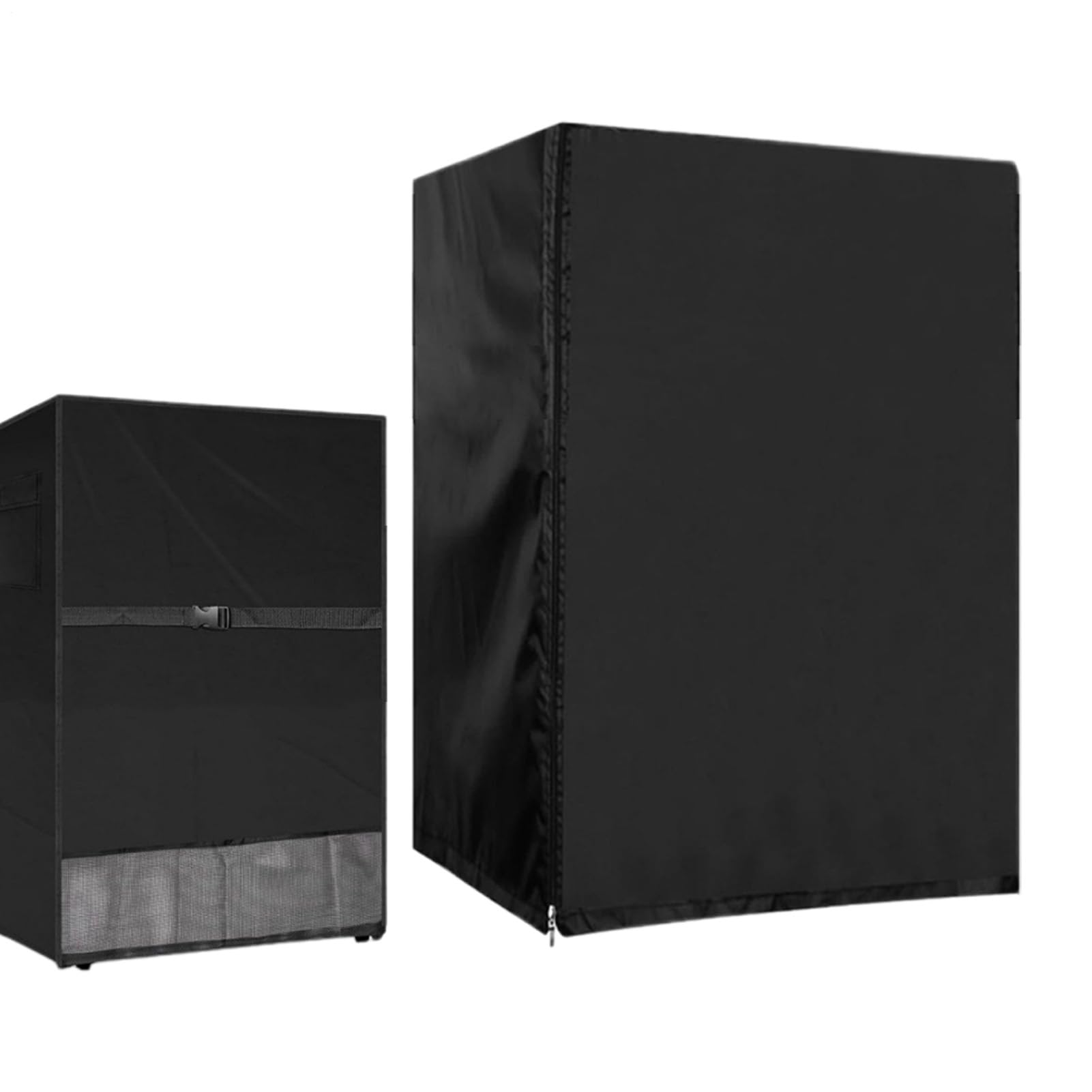 56x58x86cm Outdoor Kühlschrank Abdeckung, Schwarzer Kühlschrank Dustcover, Aufrechte Gefrierschrankabdeckung, Oxford Tuch Kühlschrank Im Freien Abdeckung Für Getränkekühlschränken