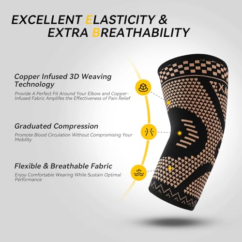 INDEEMAX Copper Elbow Sleeve
