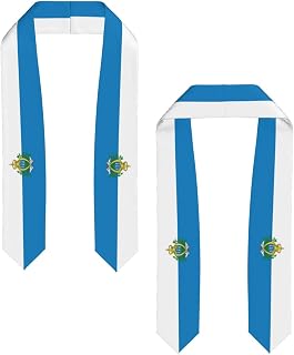 Graduation Stole Scarf Shawl Sash for Abroad Student International Study