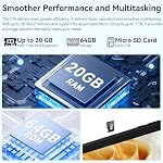 Gleeso Android 15 Tablet, 20GB RAM+64GB ROM+1TB Expand,10.1 Inch Octa-Core Processor, HD IPS Touchscreen,5MP+8MP Dual Camera, Widevine L1, Fast Charging, Face Unlock, 5G WiFi 6, Bluetooth 5.4