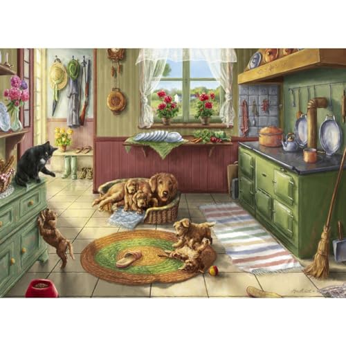 Cuccioli d'oro Jigsaw Puzzle 1000 pezzi