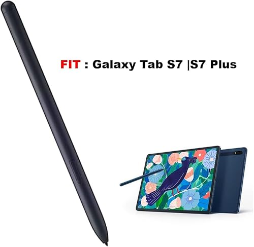 Miniatura 3 de Galaxy Tab S7 - Lápiz capacitivo (punta de bolígrafo de 0.028 in) con repuesto Bluetooth para Galaxy Tab S7, S7 Plus todas las versiones (negro)