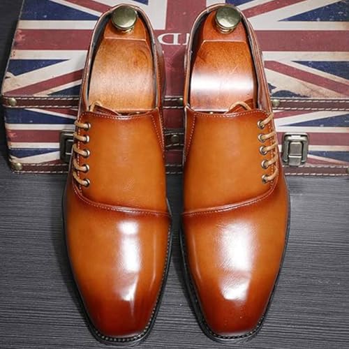 Men's Dress Loafers Slip-On Smoking Shoes Formal Dance Shoes4