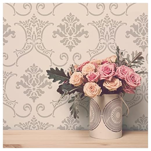 STENCILIT® Baroque Wall Stencil - 2 Pack