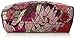 Vera Bradley Women's Cotton Medium Zip Cosmetic Makeup Organizer Bag, Bohemian Blooms, One Size